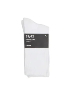 Sale Cropp 3 pack ch skarpet biały