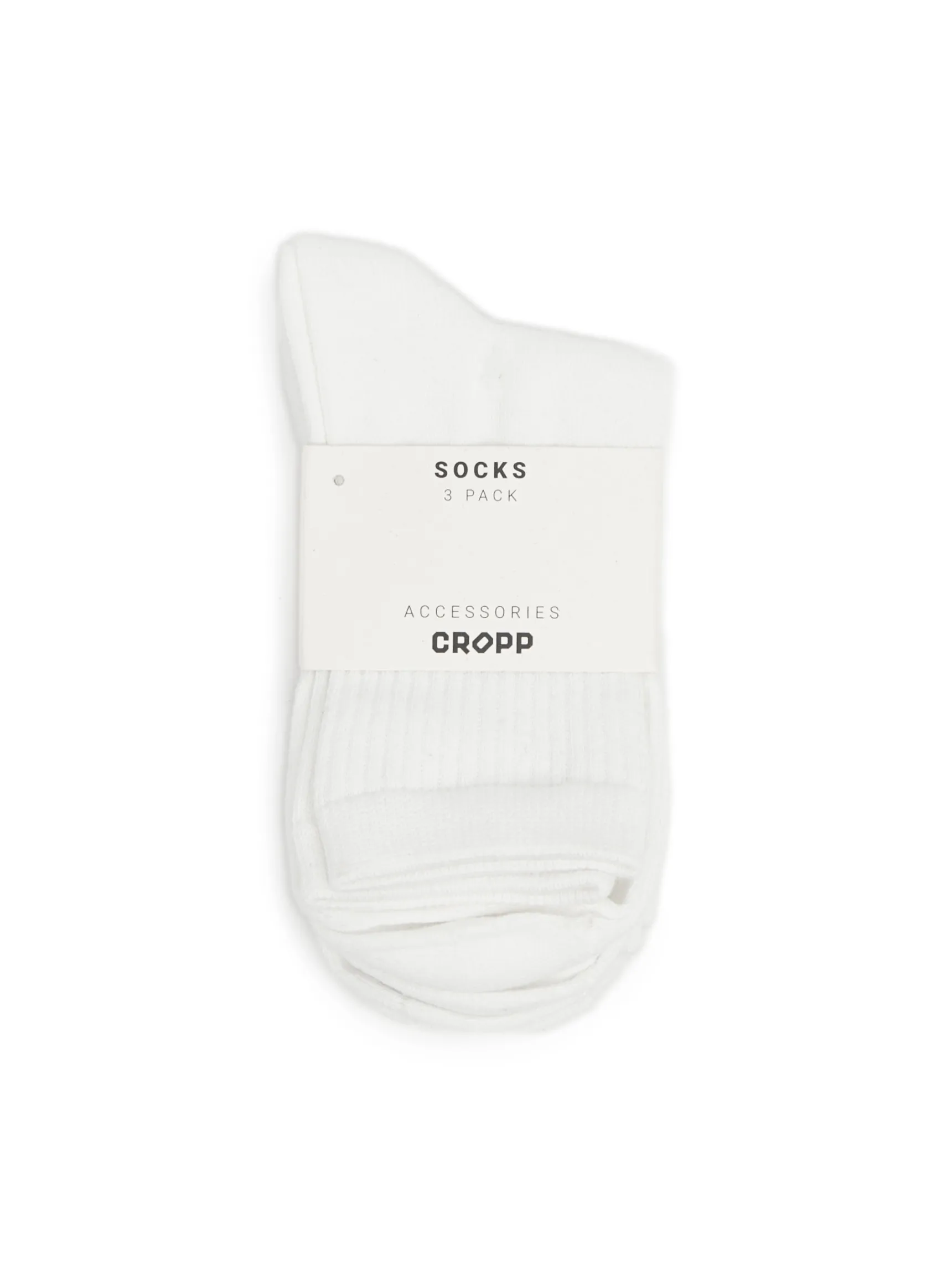 Hot Cropp 3 pack ch skarpetek basic biały