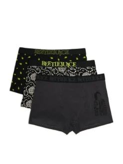 New Cropp 3 pack bokserek Beetlejuice czarny