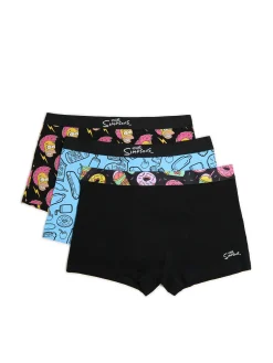 Discount Cropp 3 pack bokserek The Simpsons czarny