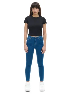 Sale Cropp 2 pack ch gładkich T-shirtów czarny