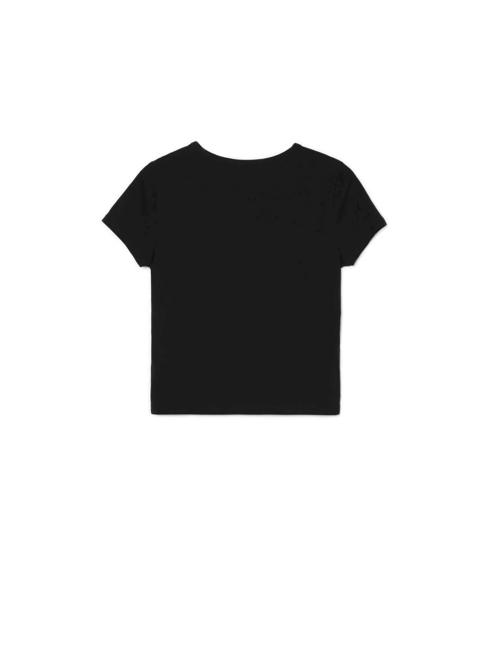 Sale Cropp 2 pack ch gładkich T-shirtów czarny
