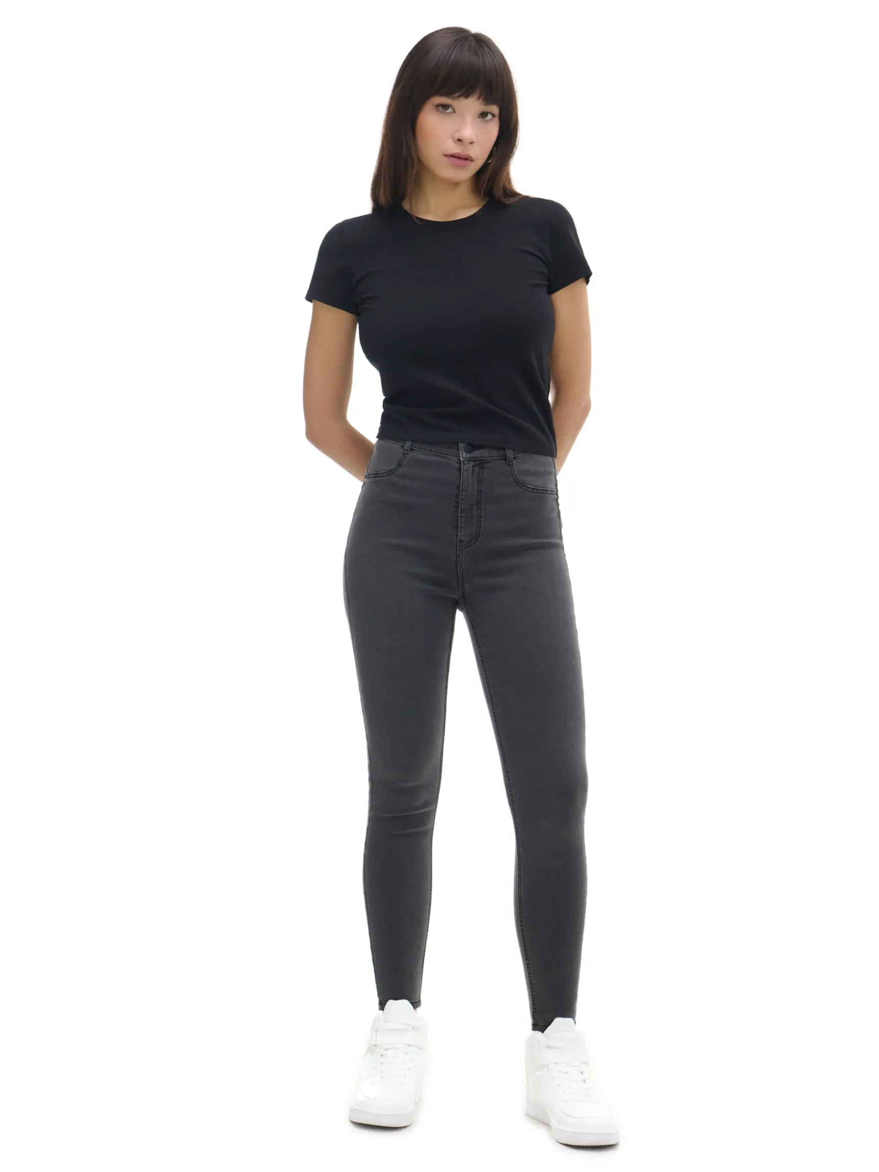New Cropp 2 pack dopasowanych T-shirtów wielobarwny