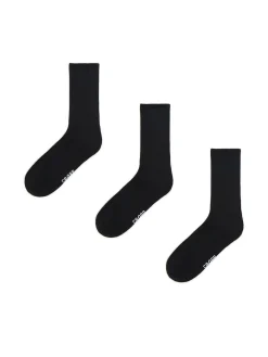 Sale Cropp 3 pack długich ch skarpet basic czarny