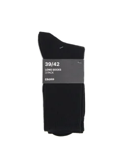 Sale Cropp 3 pack długich ch skarpet basic czarny