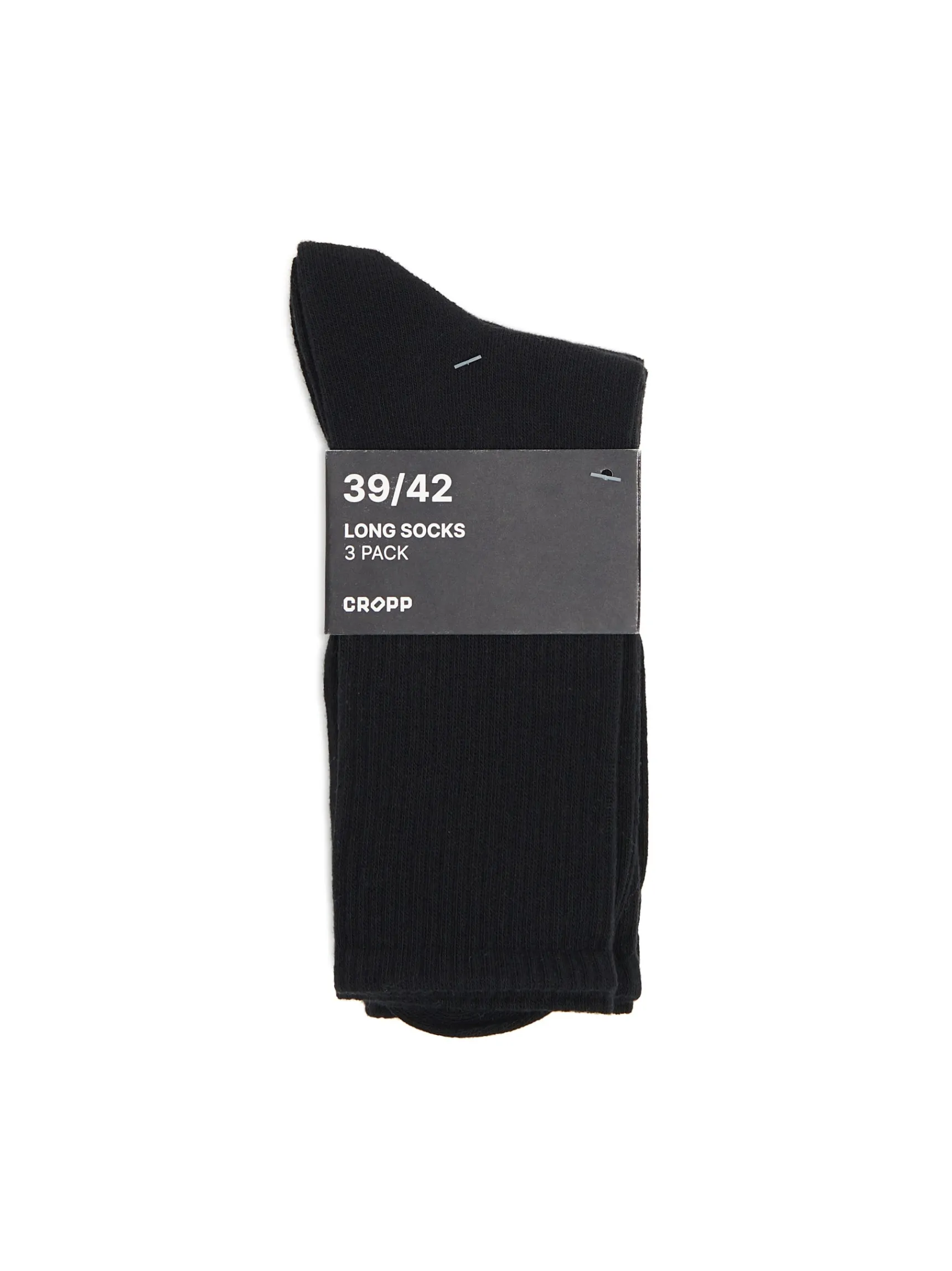 Sale Cropp 3 pack długich ch skarpet basic czarny