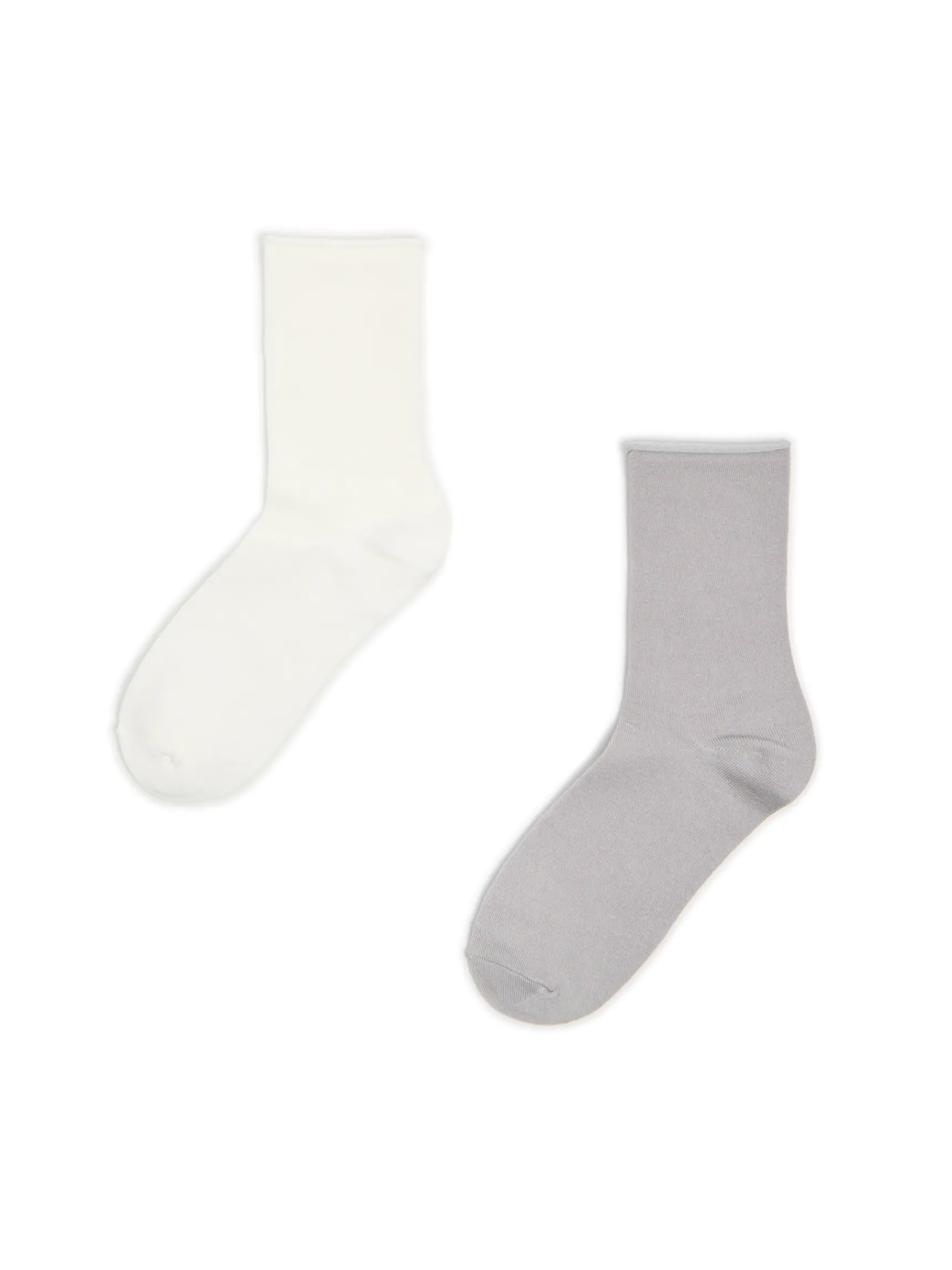 Sale Cropp 2 pack długich modalowych skarpetek jasnyszary