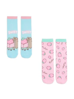 New Cropp 2 pack długich skarpet Pusheen wielobarwny