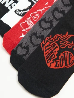 Fashion Cropp 5 pack krótkich skarpet czarny