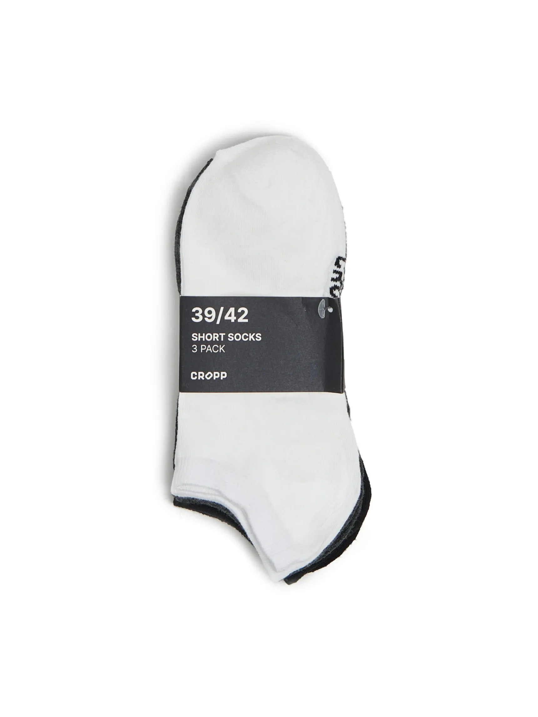 Best Cropp 3 pack krótkich skarpet basic jasnyszary