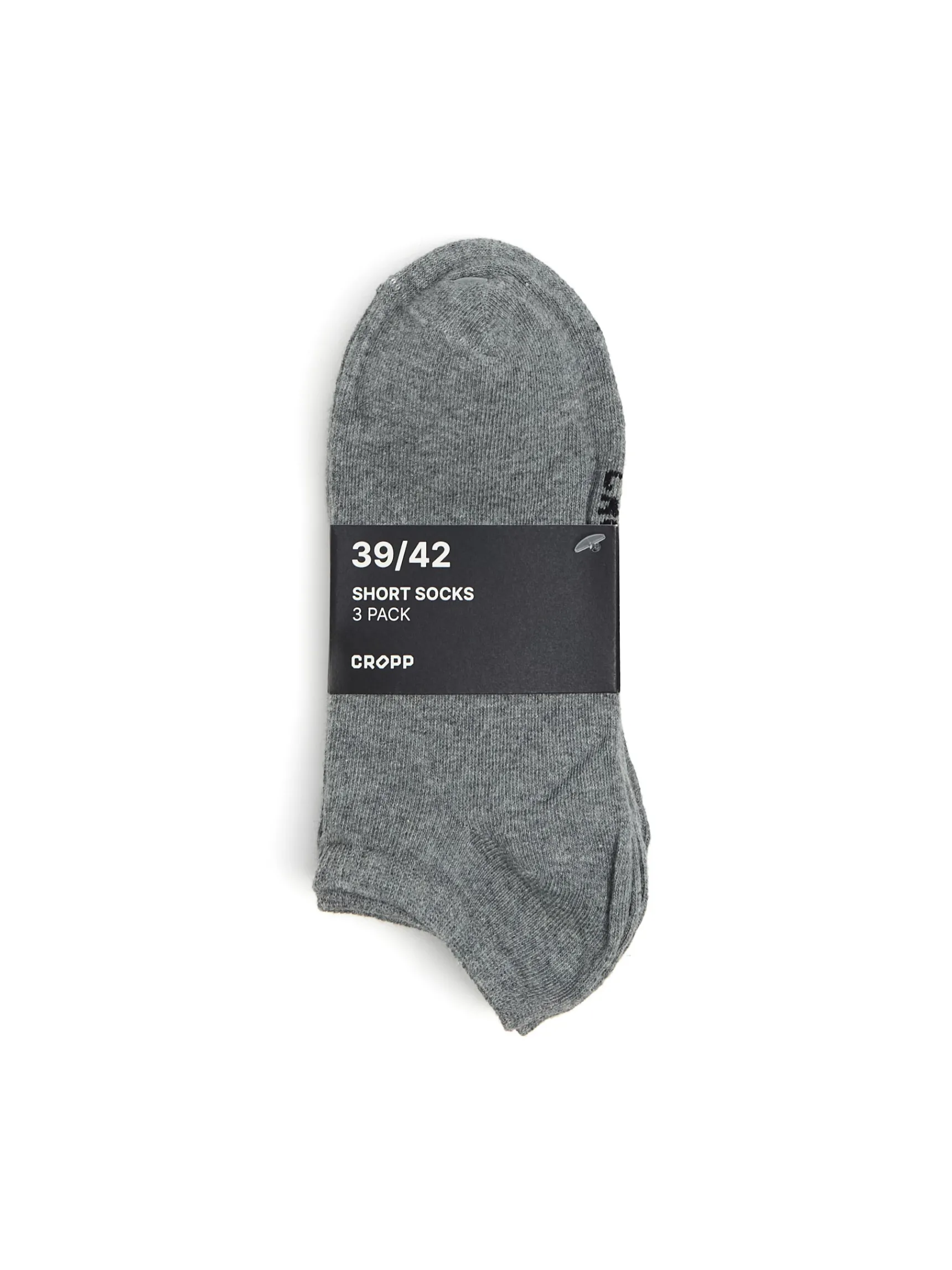 Online Cropp 3 pack krótkich ch skarpet szary