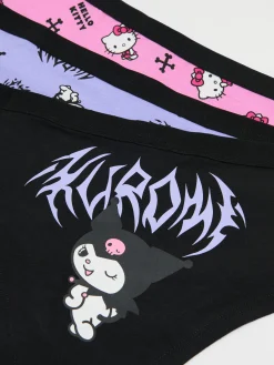 New Cropp 3 pack majtek hipster Hello Kitty i Kuromi wielobarwny