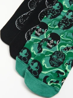 Outlet Cropp 2 pack skarpet Harry Potter zielony