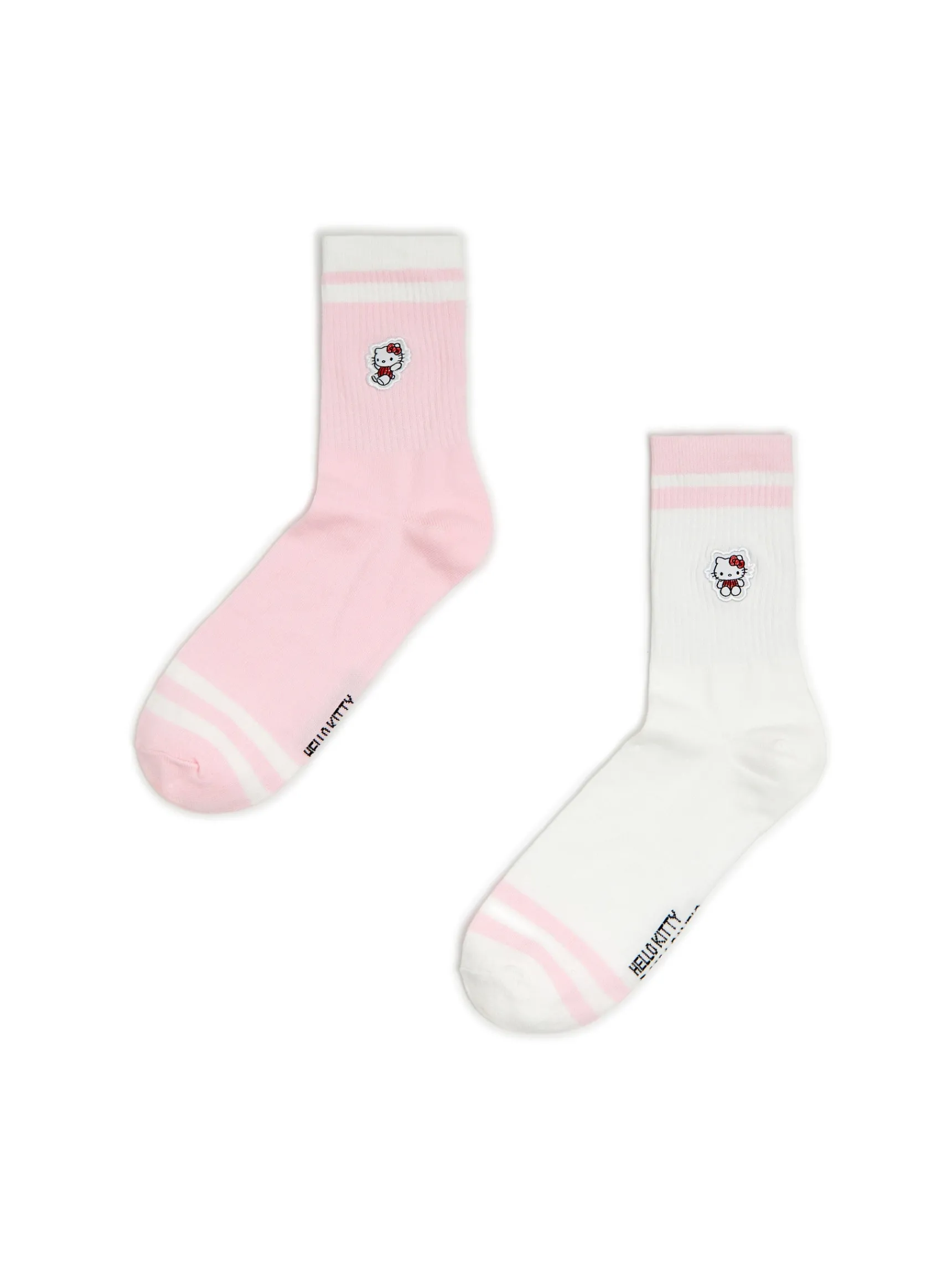 Hot Cropp 2 pack skarpet Hello Kitty różowy