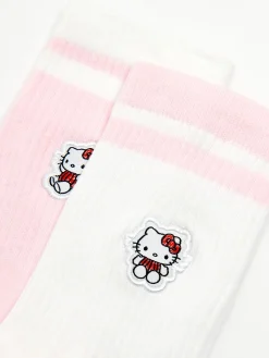 Hot Cropp 2 pack skarpet Hello Kitty różowy