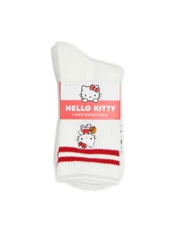 Fashion Cropp 3 pack skarpet Hello Kitty biały