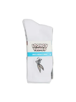 Sale Cropp 3 pack skarpet Looney Tunes jasnyszary