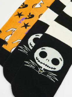 Outlet Cropp 2 pack skarpet Miasteczko Halloween czarny