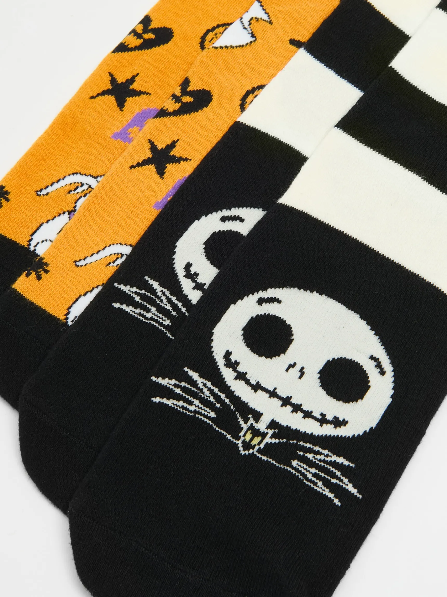 Outlet Cropp 2 pack skarpet Miasteczko Halloween czarny