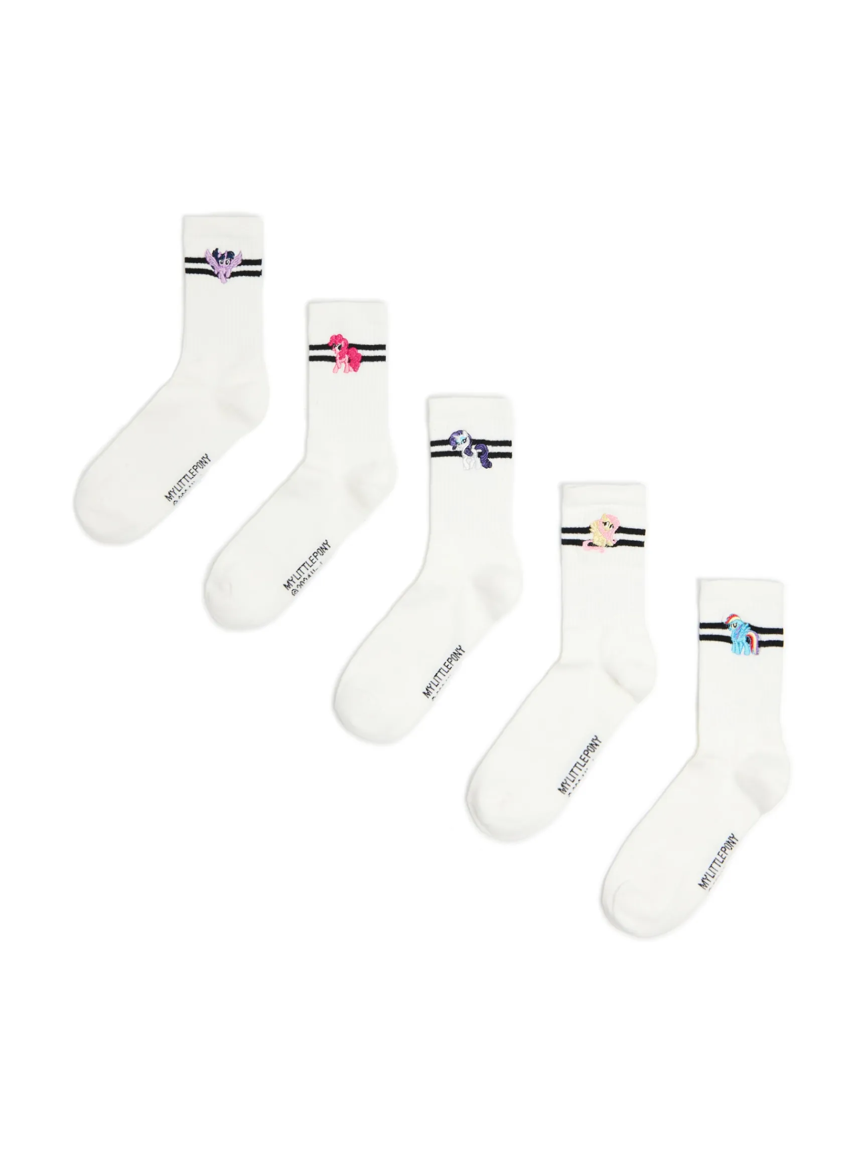 Sale Cropp 5 pack skarpet My Litlle Pony biały