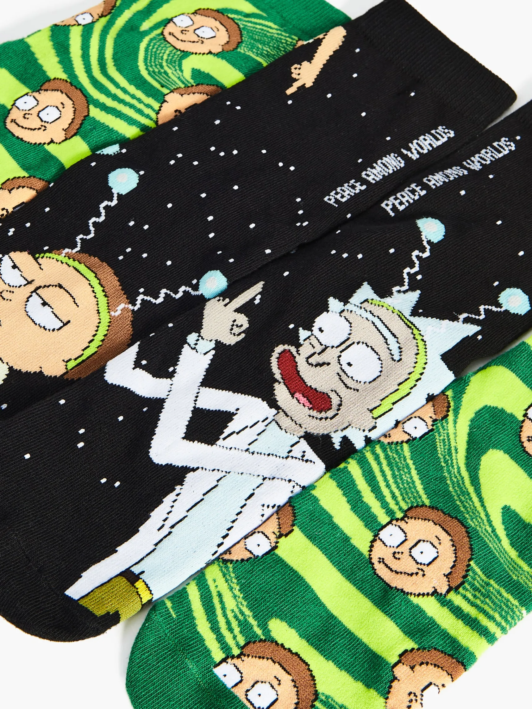 Outlet Cropp 2 pack skarpet Rick and Morty czarny