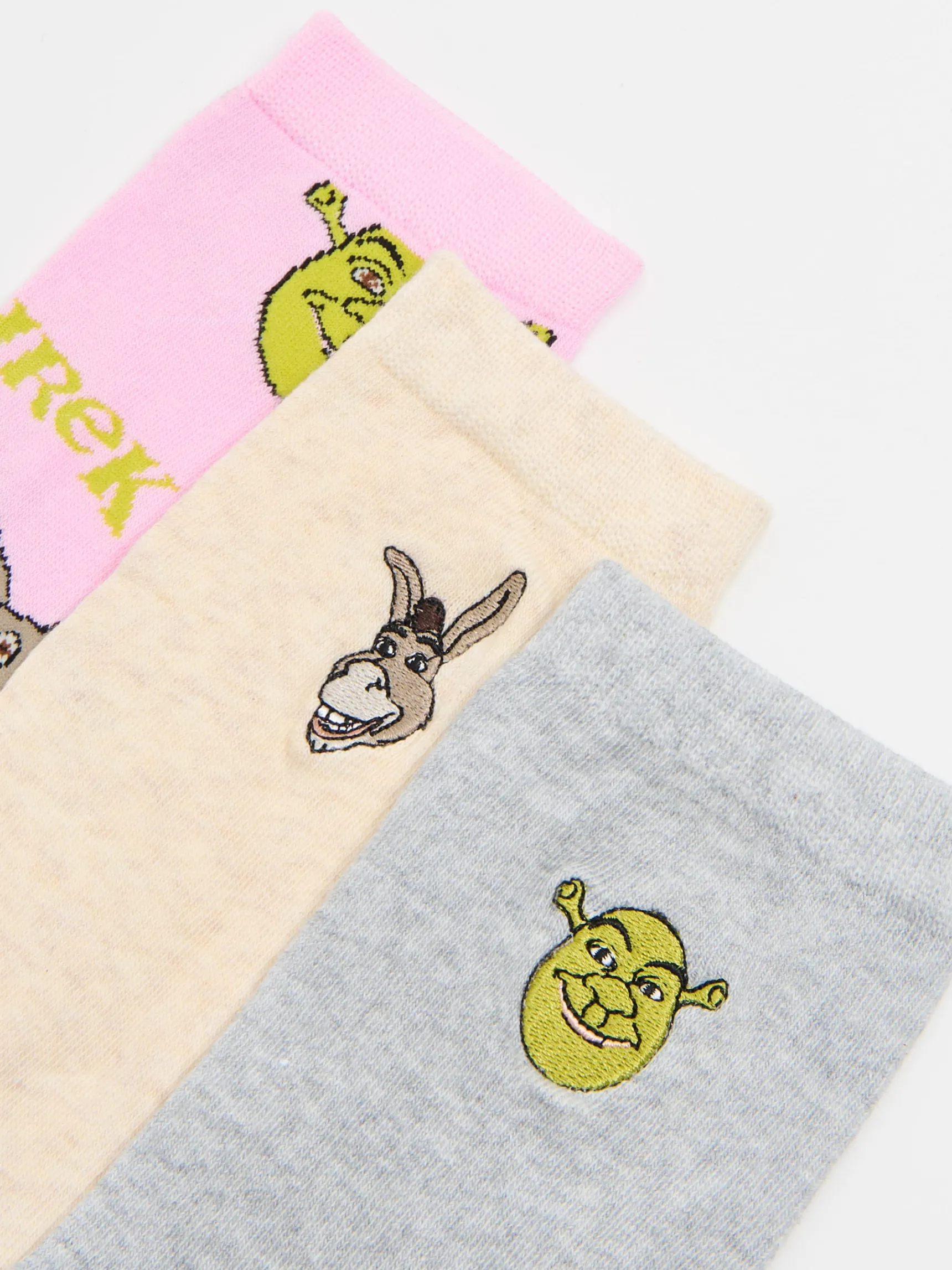 Online Cropp 3 pack skarpet Shrek wielobarwny