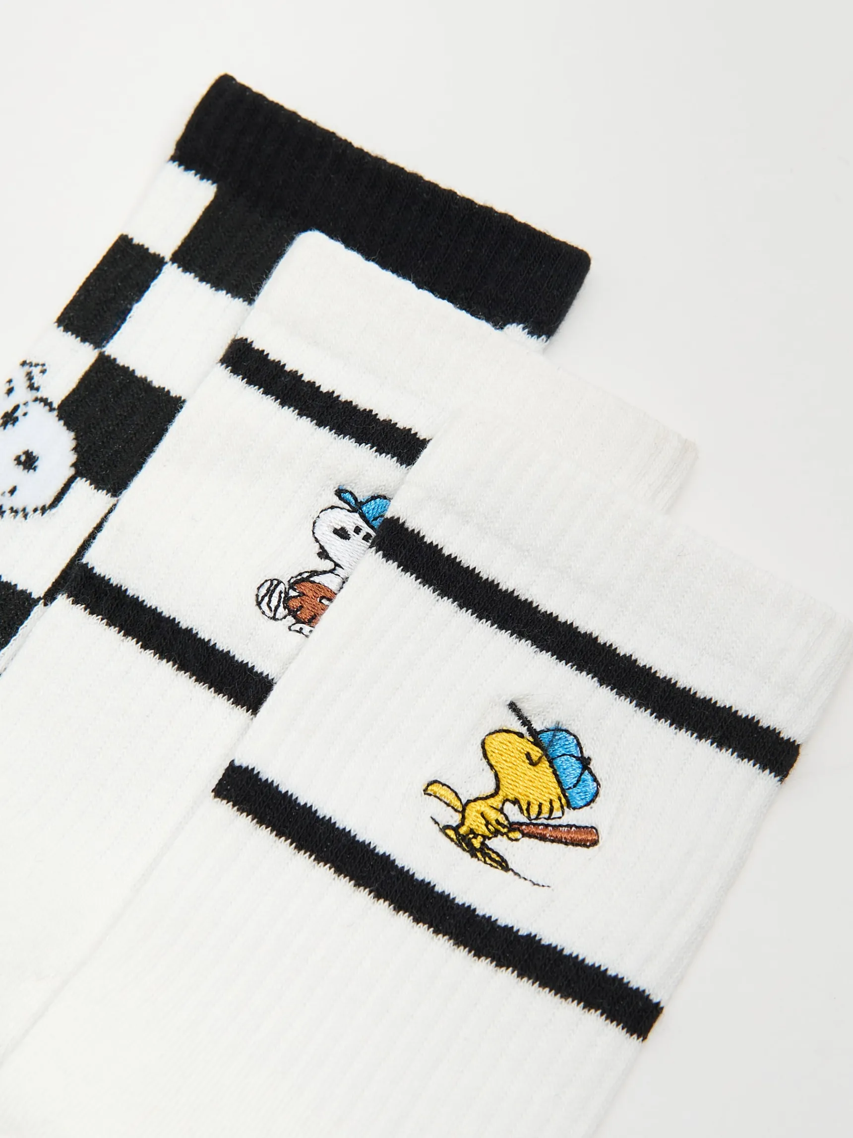 Best Cropp 3 pack skarpet Snoopy biały