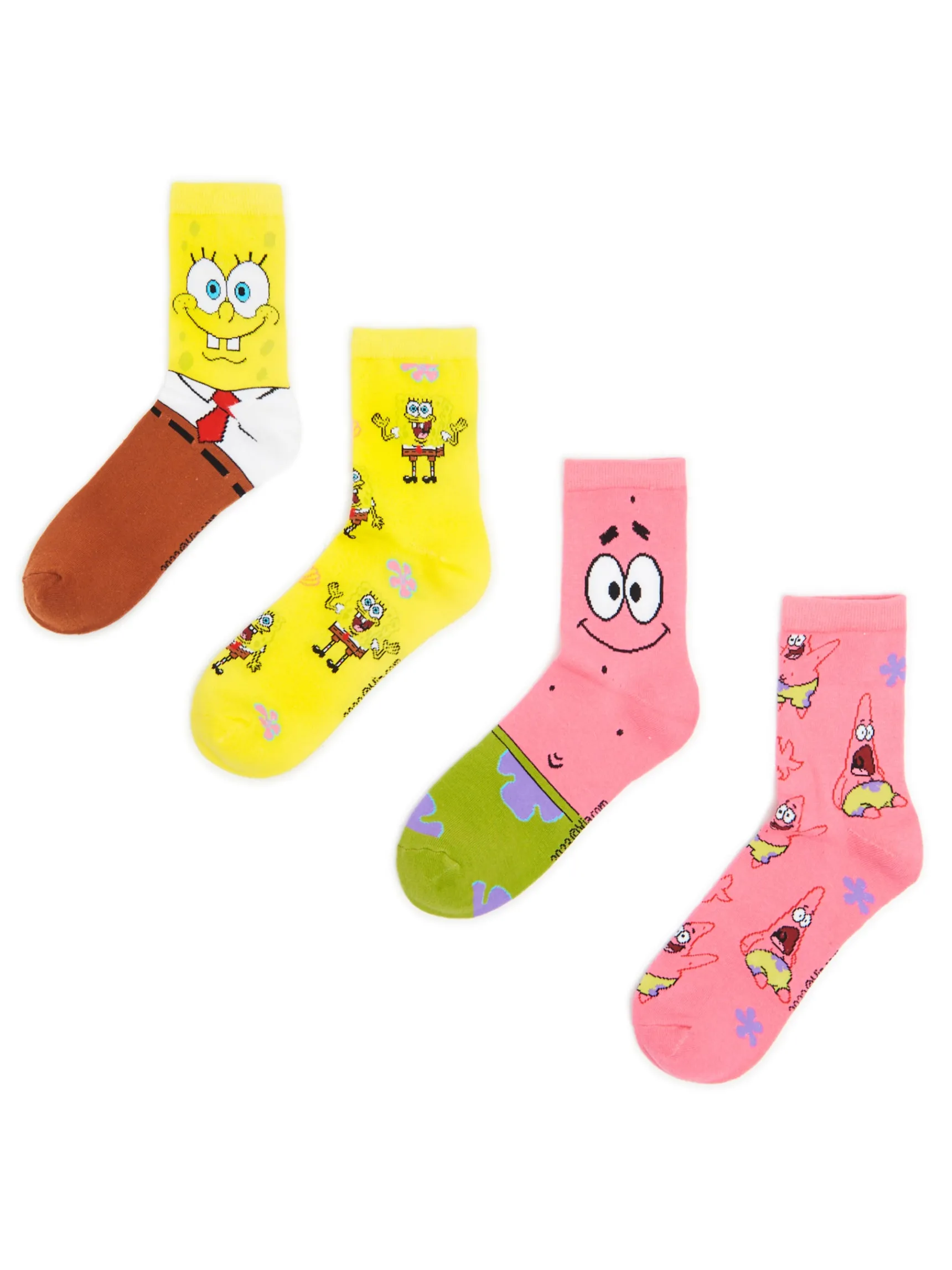 Discount Cropp 2 pack skarpet SpongeBob i Patryk wielobarwny
