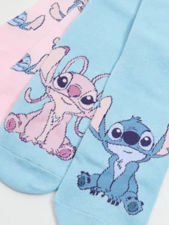 Discount Cropp 2 pack skarpet Stitch i Andzia błękitny