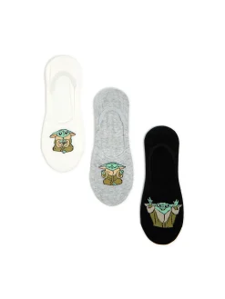 Sale Cropp 3 pack skarpetek stopek z Baby Yodą wielobarwny