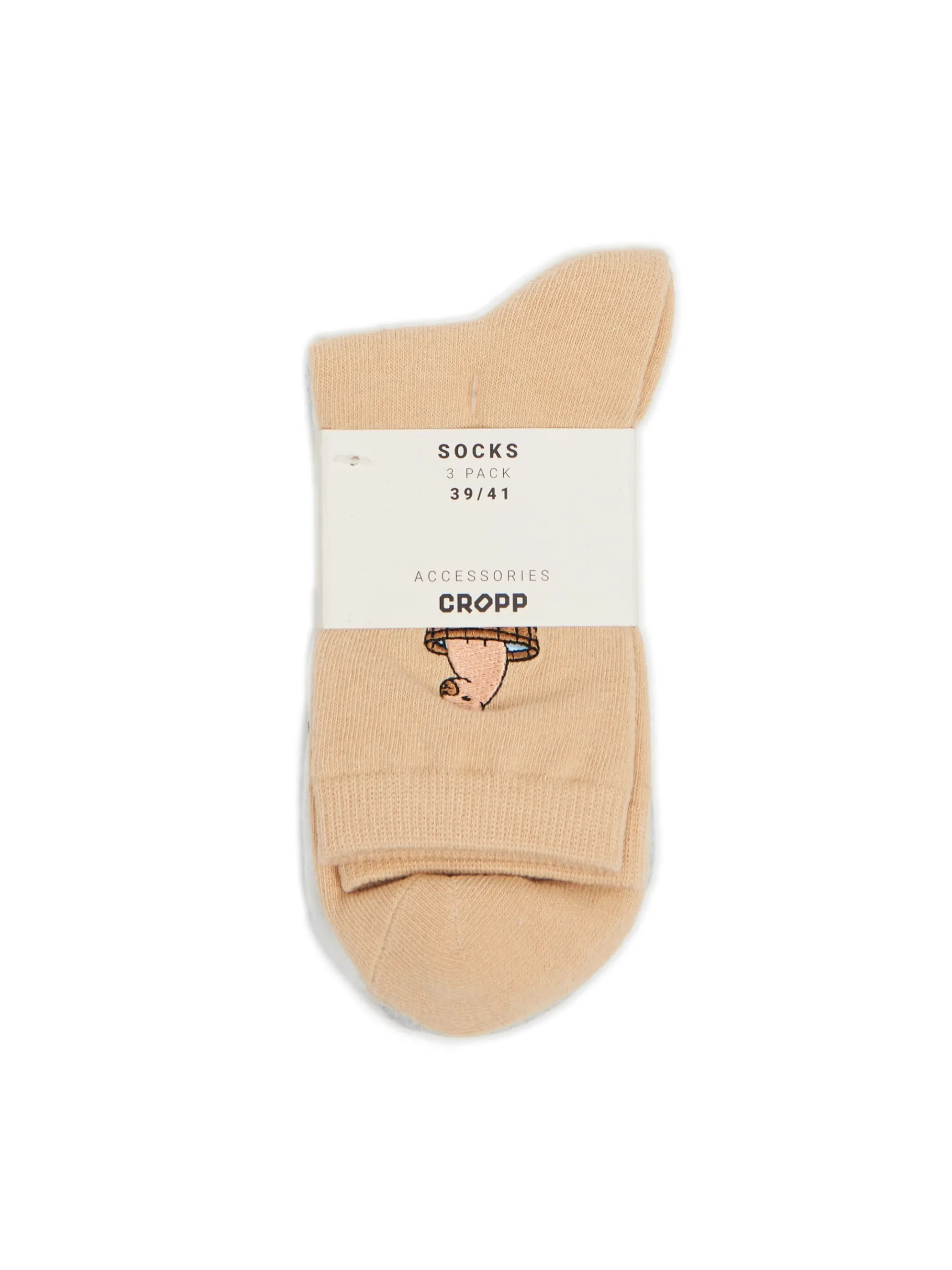 Sale Cropp 3 pack skarpetek z kapibarą i kaczuszką wielobarwny
