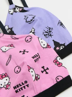 Discount Cropp 2 pack staników Hello Kitty i Kuromi wielobarwny
