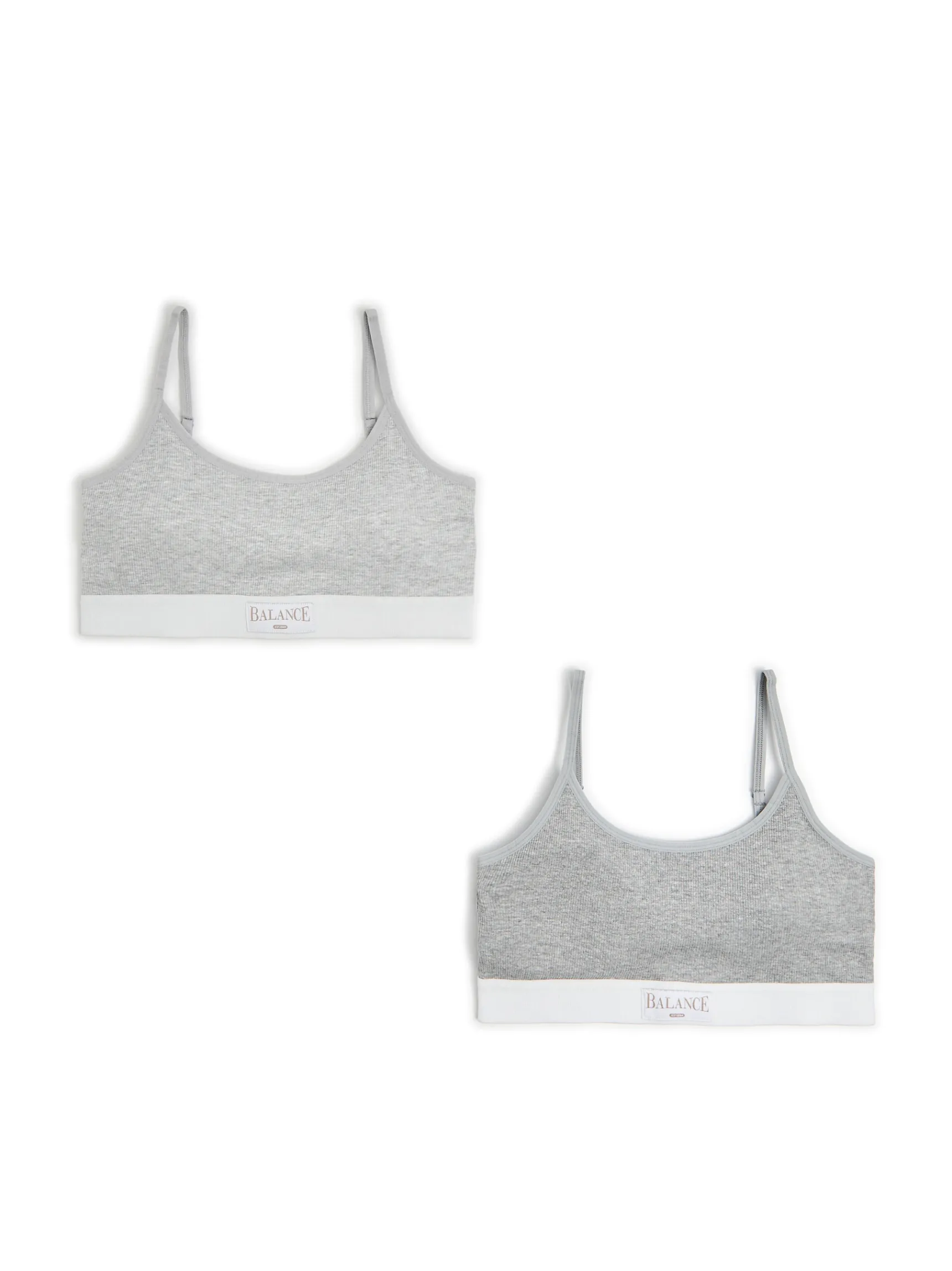 Outlet Cropp 2 pack ch staników szary