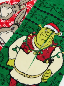 Outlet Cropp 2 pack świątecznych skarpet Shrek wielobarwny