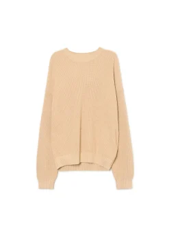 Discount Cropp Żakardowy sweter beżowy