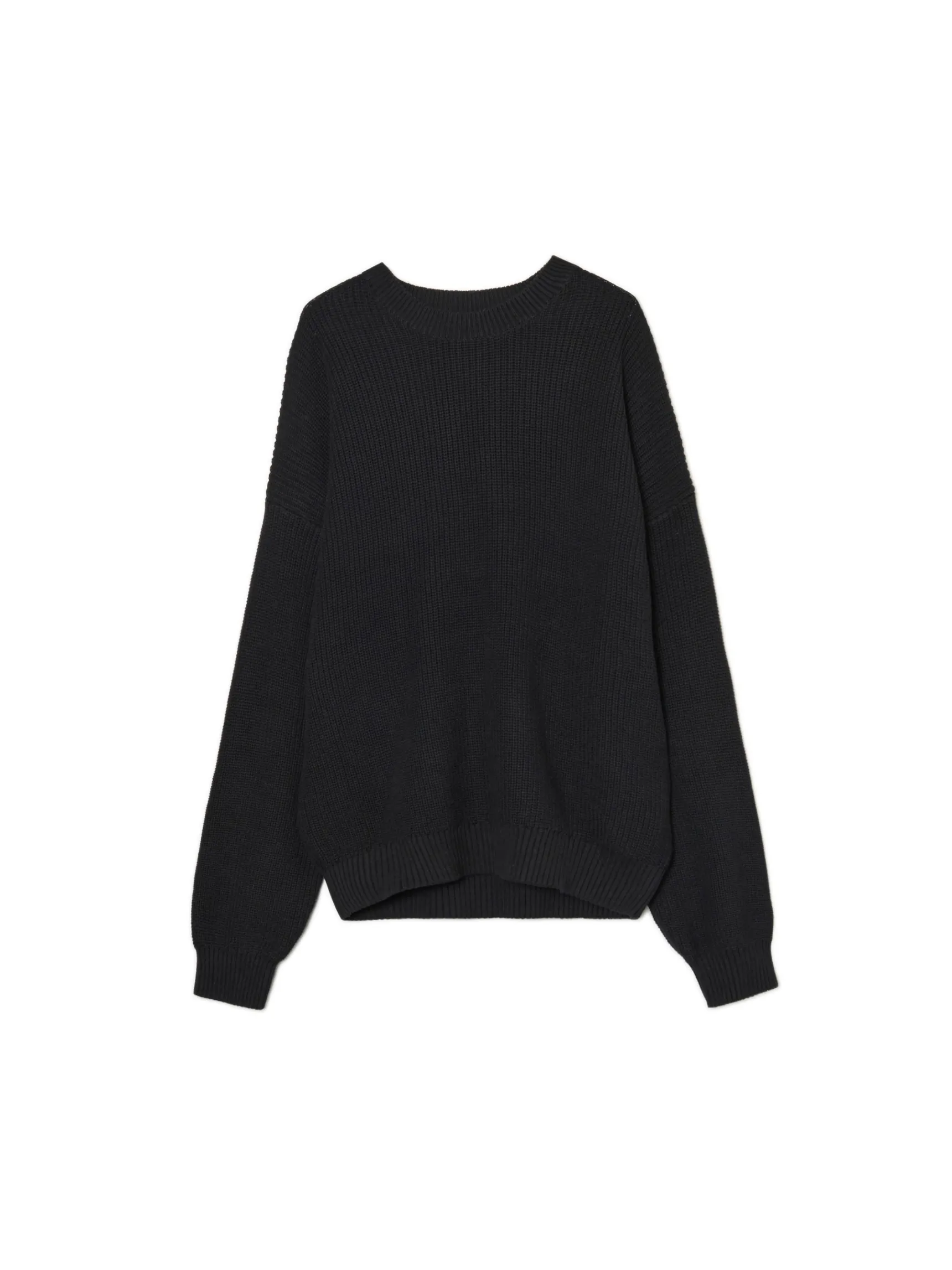 Best Cropp Żakardowy sweter czarny