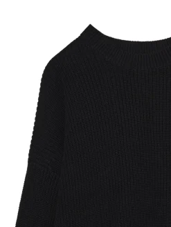 Best Cropp Żakardowy sweter czarny