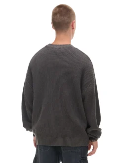 Clearance Cropp Żakardowy sweter szary