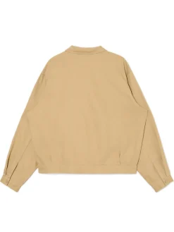 Clearance Cropp Bawełniana kurtka katanka beżowy