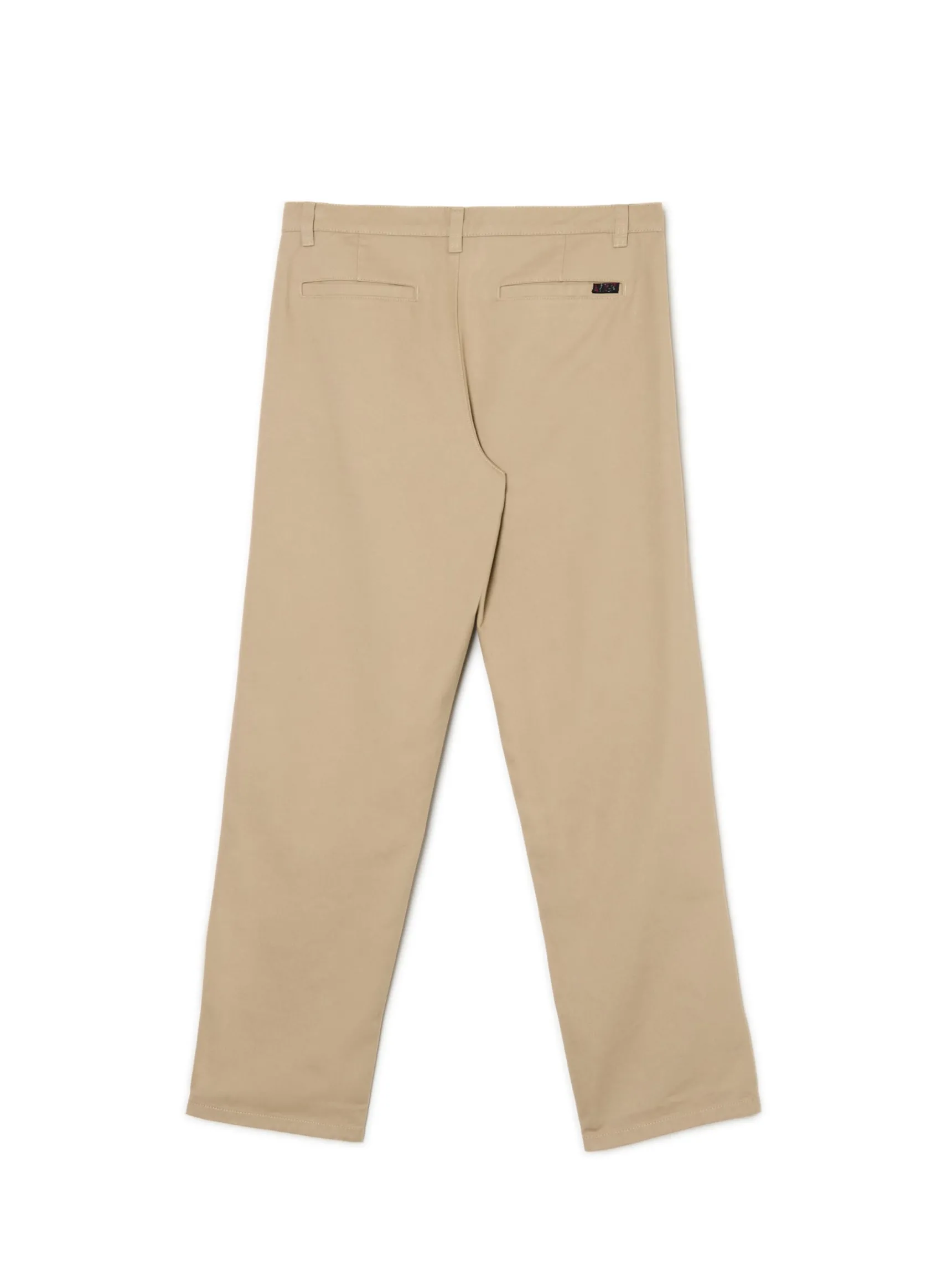 Clearance Cropp Bawełniane spodnie loose beżowy