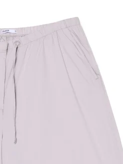 Sale Cropp Bawełniane spodnie wide leg beżowy
