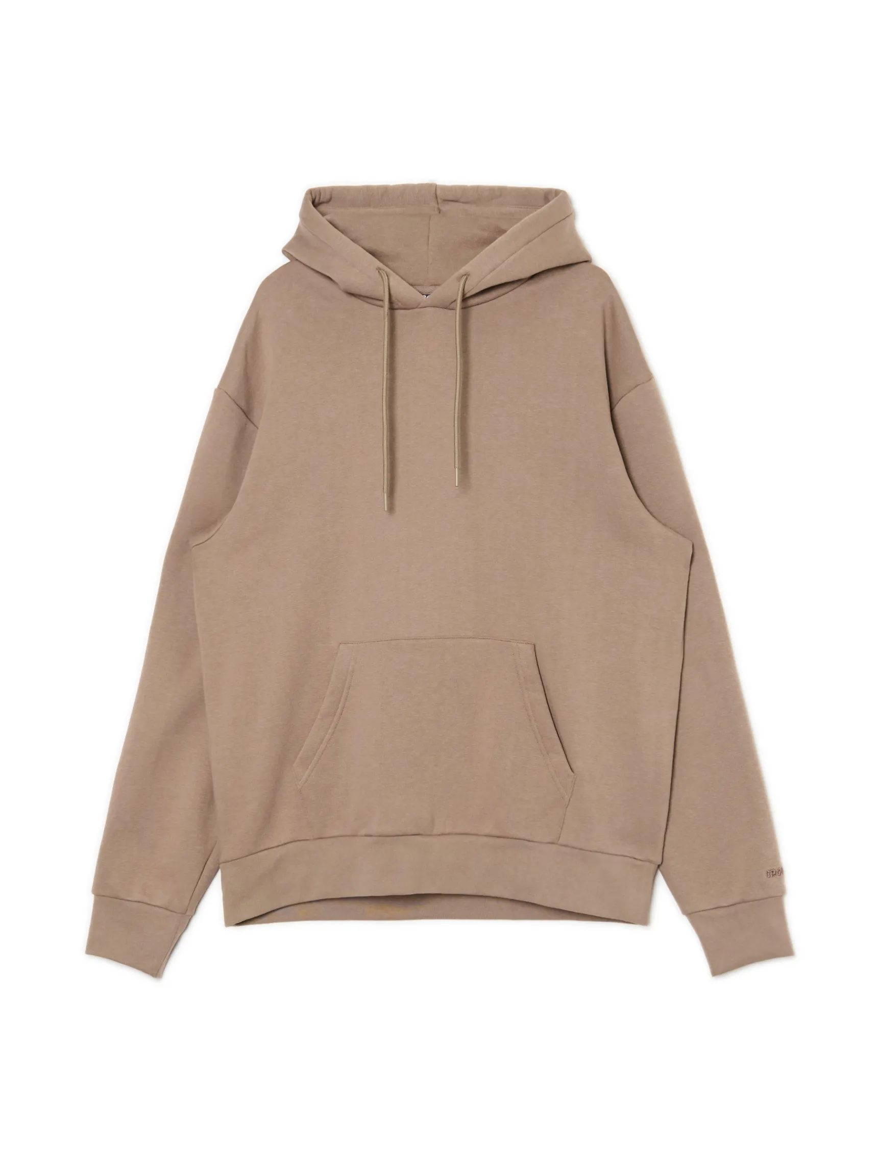 Online Cropp Beżowa bluza regular z kapturem beżowy