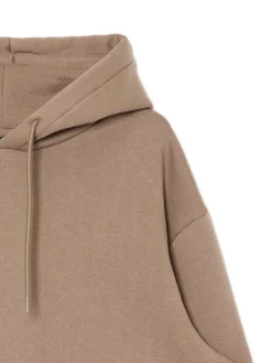 Online Cropp Beżowa bluza regular z kapturem beżowy