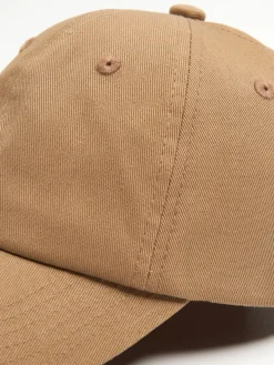 Discount Cropp Beżowa czapka z daszkiem beżowy
