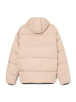 Best Cropp Beżowa pikowana kurtka puffer beżowy