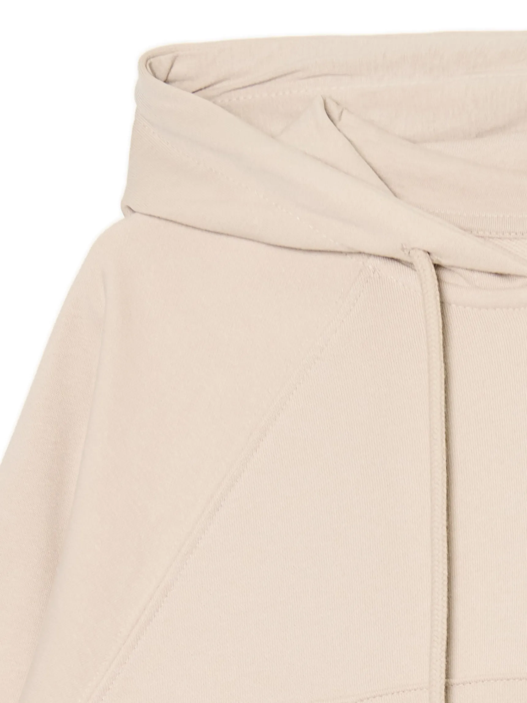 New Cropp Beżowa rozpinana bluza z kapturem beżowy