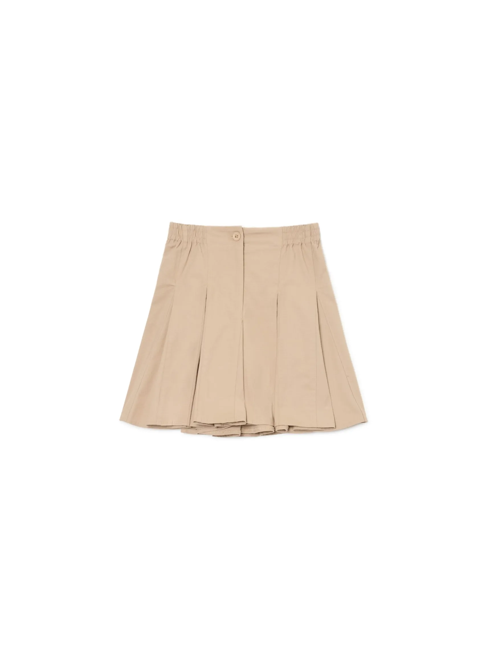 Clearance Cropp Beżowa spódnica mini kremowy