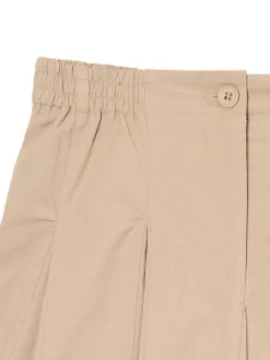 Clearance Cropp Beżowa spódnica mini kremowy