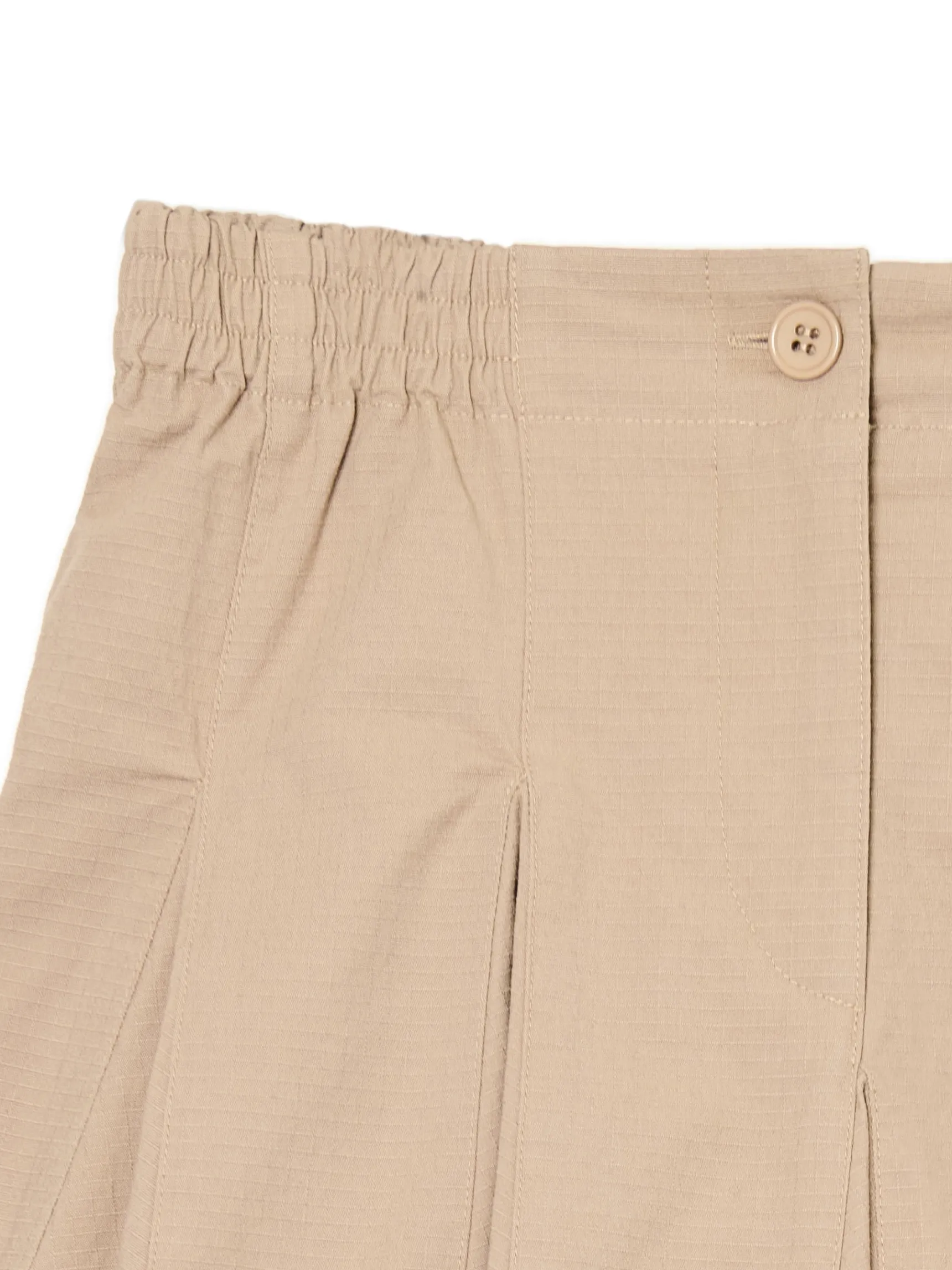 Clearance Cropp Beżowa spódnica mini kremowy