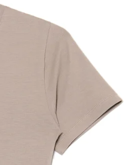 Fashion Cropp Beżowa sukienka maxi z krótkim rękawem beżowy